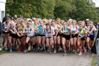 Womens under-17s 3 stage road relay, 2017 ERRA 6 and 4 Stage and Junior Relays. Photo:  David T. Hewitson/Sports for All Pics